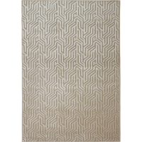 Carpete Sevilha Inspiração Modern Art Bege Escuro 1.60mx2.30m